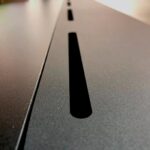 Έπιπλο τζάκι σε απόχρωση Μαύρο gloss 90x40x102