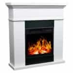 Έπιπλο με ηλεκτρικό Τζάκι με σε χρώμα Λευκό μάτ 84x26x88