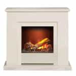 Έπιπλο με ηλεκτρικό Τζάκι Optimyst με σε χρώμα εκρου 92x31.5x86