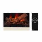 Έπιπλο με ηλεκτρικό Τζάκι Optimyst με σε χρώμα εκρου 92x31.5x86