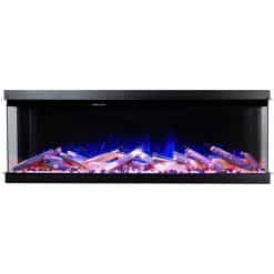 Εντοιχιζόμενο Ηλεκτρικό Τζάκι 3 Όψεων 127x33x54