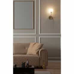 Σετ Καναπέ με Μηχανισμό σε Ύφασμα Βελούδο Χρώμα Μπεζ 230x102x80