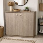 Ντουλάπι με Ράφια σε Απόχρωση Καφέ 80x38x83