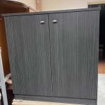 Ντουλαπάκι με Ράφια σε Απόχρωση Καρυδί 80x38x83