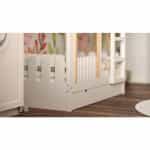 Κουκέτα Με Σπιτάκι Με Σκάλες Και Αποθηκευτικό Χώρο Σε Λευκό Ματ-Φυσικό 90×200 - Image 4