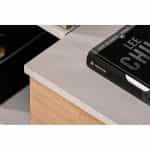 Σύνθετο Τηλεόρασης σε χρώμα Perle Gray-Βελανιδιά 200x40x155