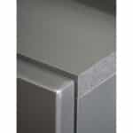 Σύνθεση Τηλεόρασης σε Απόχρωση Καρυδί - Ανθρακί Gloss 240x40x150