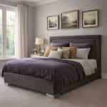 Κρεβάτι Διπλό ντυμένο με ύφασμα 160×200