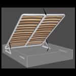 Κρεβάτι Διπλό ντυμένο με ύφασμα 160×200