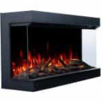 Εντοιχιζόμενο Ηλεκτρικό Τζάκι 3 Όψεων 3D 120x35x65