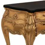 Κονσόλα vintage σε Χρυσό - Μαύρο 148x65x83