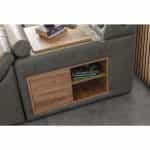 Κρεβάτι smart Διπλό πολυμορφικό σε δερμάτινη καφέ 160x200