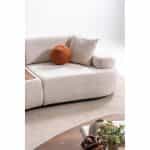 Σετ Καναπέ Τετραθέσιο και Τριθέσιο σε Μπεζ 300x100x77