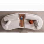 Σετ Καναπέ Τετραθέσιο και Τριθέσιο σε Μπεζ 300x100x77