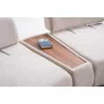 Καναπές Τετραθέσιος με Τραπεζάκι σε Μπεζ 300x100x77