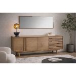 Έπιπλο μπουφές από μασίφ Ξύλο σε φυσικό 203x50x77