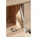 Έπιπλο Σαλονιού με led σε απόχρωση Δρυς - Κασμίρ 240x35x125