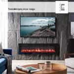 Ηλεκτρικό Τζάκι Εντοιχιζόμενο - Τοίχου - Δαπέδου 152.5x43.0x14.3