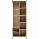 Έπιπλο Τηλεόρασης με Τζάκι σε απόχρωση βελανιδιά 320x40x190