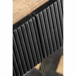 Έπιπλο Τηλεόρασης με Τζάκι σε απόχρωση βελανιδιά 320x40x190