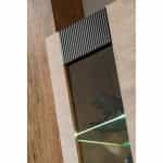 Έπιπλο Τηλεόρασης με Τζάκι σε απόχρωση βελανιδιά 320x40x190