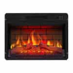 Εντοιχιζόμενο Ηλεκτρικό Τζάκι με Ρεαλιστικά Ξύλα 61.4x13x44.5