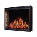 Εντοιχιζόμενο Ηλεκτρικό Τζάκι με Ρεαλιστικά Ξύλα 86.6x67.6x28