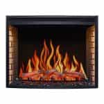 Εντοιχιζόμενο Ηλεκτρικό Τζάκι με Ρεαλιστικά Ξύλα 86.6x67.6x28
