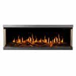 Εντοιχιζόμενο Ηλεκτρικό Τζάκι LED GOLD 153x34x54