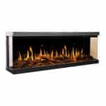 Εντοιχιζόμενο Ηλεκτρικό Τζάκι LED GOLD 153x34x54