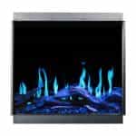 Εντοιχιζόμενο Ηλεκτρικό Τζάκι LED Gold 74x32x74