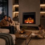 Εντοιχιζόμενο Ηλεκτρικό Τζάκι LED 40 Classic 49x16x43