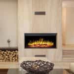 Εντοιχιζόμενο Ηλεκτρικό Τζάκι LED Classic 102x18x47