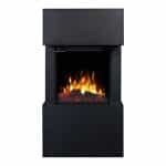 Ηλεκτρικό Τζάκι με Επένδυση TEXEL BLACK 60x33x110
