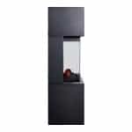 Ηλεκτρικό Τζάκι με Επένδυση TEXEL BLACK 60x33x110