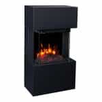 Ηλεκτρικό Τζάκι με Επένδυση TEXEL BLACK 60x33x110