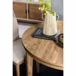 Τραπέζι ροτόντα ανοιγόμενη με τέσσερις καρέκλες από Δρυς Ξύλο 110/190x75x110