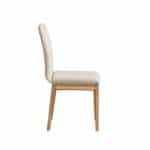 Τραπέζι ροτόντα ανοιγόμενη με τέσσερις καρέκλες από Δρυς Ξύλο 110/190x75x110