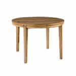 Τραπέζι ροτόντα ανοιγόμενη με τέσσερις καρέκλες από Δρυς Ξύλο 110/190x75x110