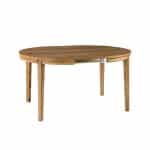 Τραπέζι ροτόντα ανοιγόμενη με τέσσερις καρέκλες από Δρυς Ξύλο 110/190x75x110