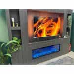 Ηλεκτρικό τζάκι Ατμού Optimyst 121×30×80