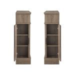 Έπιπλο με Ηλεκτρικό Τζάκι  Δρυς Γκρι 102x26.6x90.6