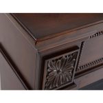 Έπιπλο με Ηλεκτρικό Τζάκι επένδυση Ξύλο σε απόχρωση καρυδι σκούρο 106x37x92.5
