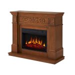 Έπιπλο με Ηλεκτρικό Τζάκι επένδυση Ξύλο 106x37x92.5