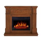 Έπιπλο με Ηλεκτρικό Τζάκι επένδυση Ξύλο 106x37x92.5