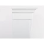 Έπιπλο με Ηλεκτρικό Τζάκι  με επένδυση Ξύλο σε Λευκό ματ 102x26.6x90.6