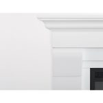 Έπιπλο με Ηλεκτρικό Τζάκι  με επένδυση Ξύλο σε Λευκό ματ 102x26.6x90.6