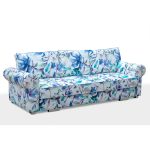 Τριθέσιος Καναπές–Κρεβάτι Floral 256×95×103