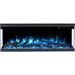 Εντοιχιζόμενο Ηλεκτρικό Τζάκι LED pro με wifi 100x20x39