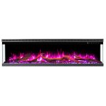 Εντοιχιζόμενο Ηλεκτρικό Τζάκι LED pro με wifi 120x20x39